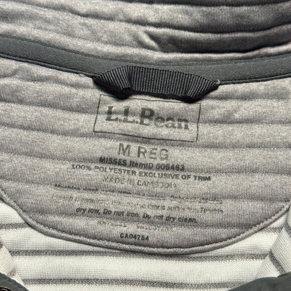 L.L. Bean Women's Airlight Knit Pullover - Light Grey - Picture 4 of 6